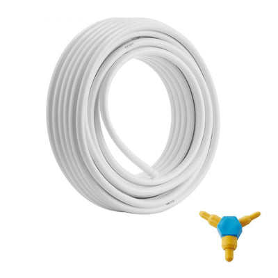 VEVOR PEX-AL-PEX Tube, 82ft, 5/8'' Diameter Aluminum-Plastic Composite Pipe Oxygen Barrier Radiant Floor PEX Pipe, 0.08'' Thickness Radiant Heat Floor Plumbing 25M Inner Aluminum Layer PEX Tubing Pipe 