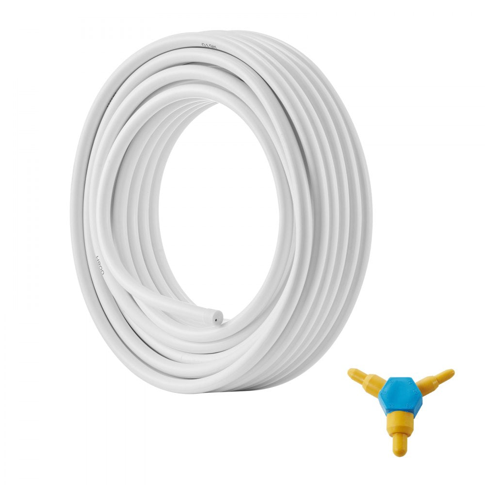VEVOR PEX-AL-PEX Tube, 82ft, 5/8'' Diameter Aluminum-Plastic Composite Pipe Oxygen Barrier Radiant Floor PEX Pipe, 0.08'' Thickness Radiant Heat Floor Plumbing 25M Inner Aluminum Layer PEX Tubing Pipe 