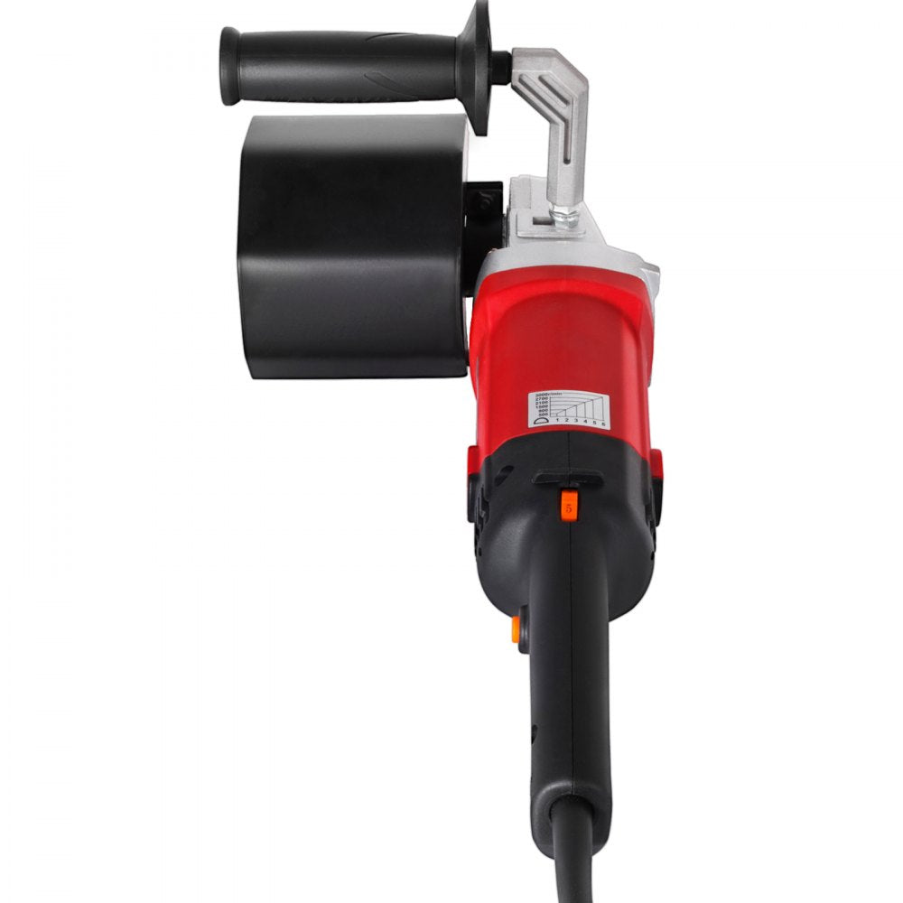 VEVOR 1200W Burnishing Polishing Machine 500-3000 RPM Handle Polishing Machine 110V Wheel Polisher Sander Wire Drawing Machine with 4 Wheels 