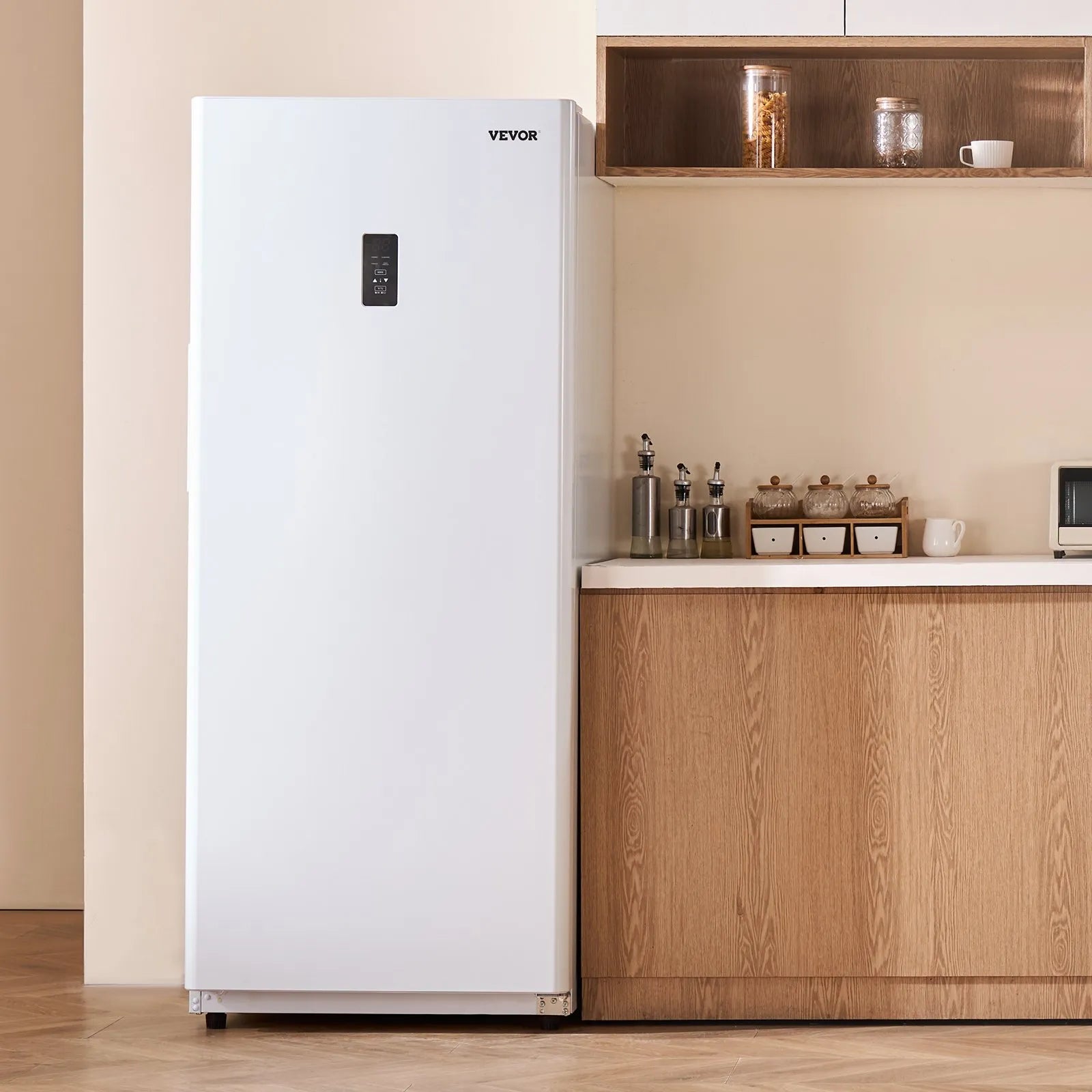 VEVOR Convertible Freezer/Refrigerator 14 Cu.Ft Frost Free Upright Freezer Home