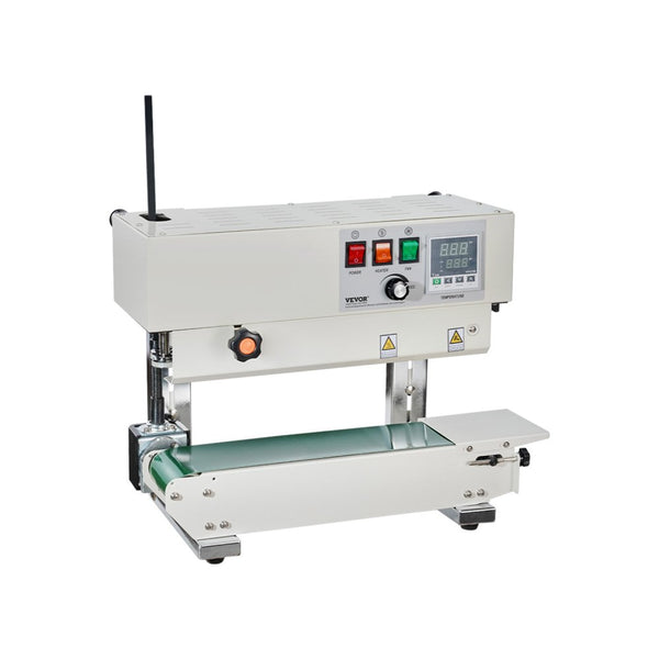 Continuous Bag Band Sealing Machine, 600W with Digital Temperature Control