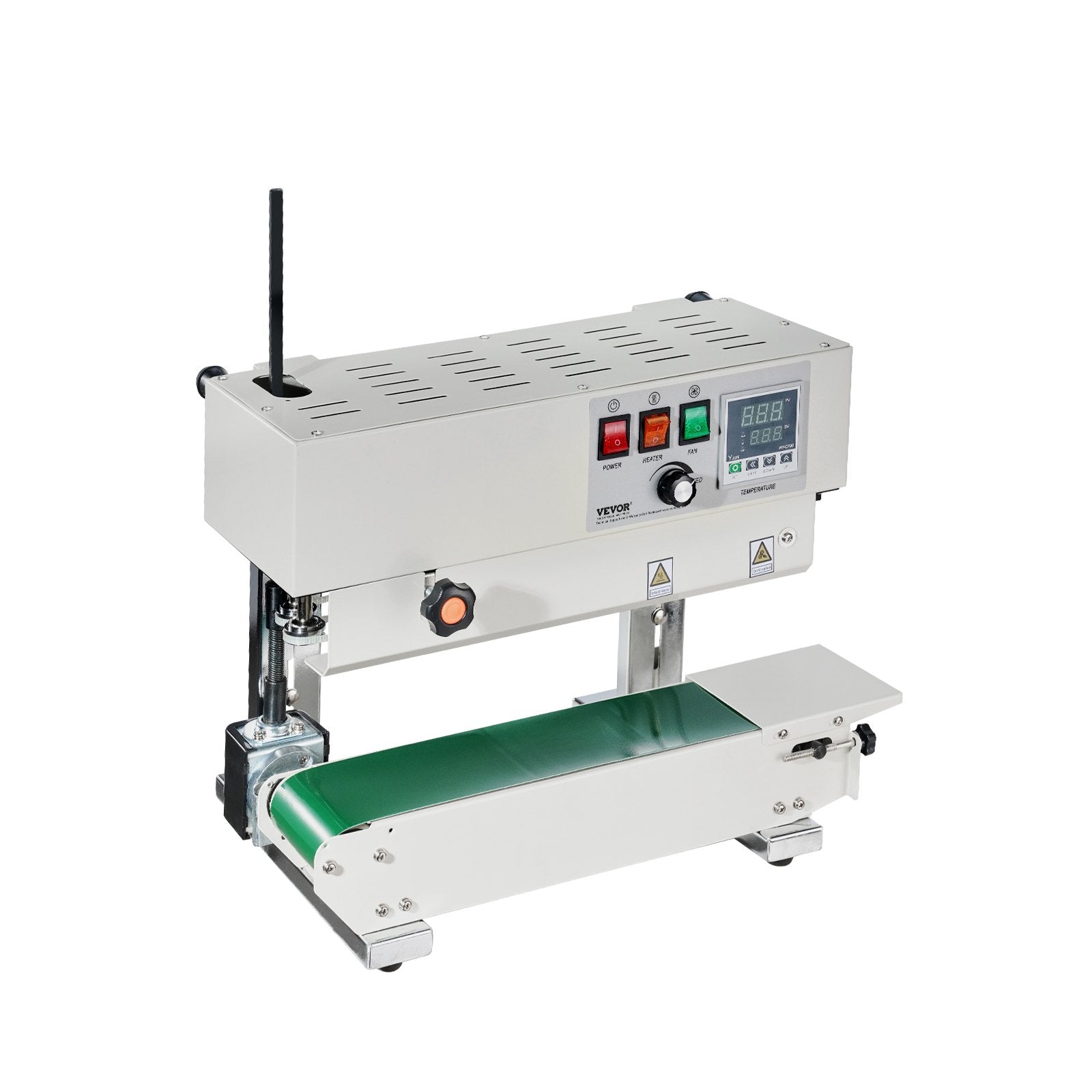 VEVOR Continuous Bag Band Sealing Machine Vertical Band Sealer Carbon Steel 