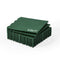 Gym Flooring Set 8 PCS Interlocking PP Puzzle Rubber Tiles Green