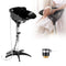 Portable Shampoo Bowl with 270° Rotating Basin, Adjustable Height, Showerhead & Drain Hose – Black