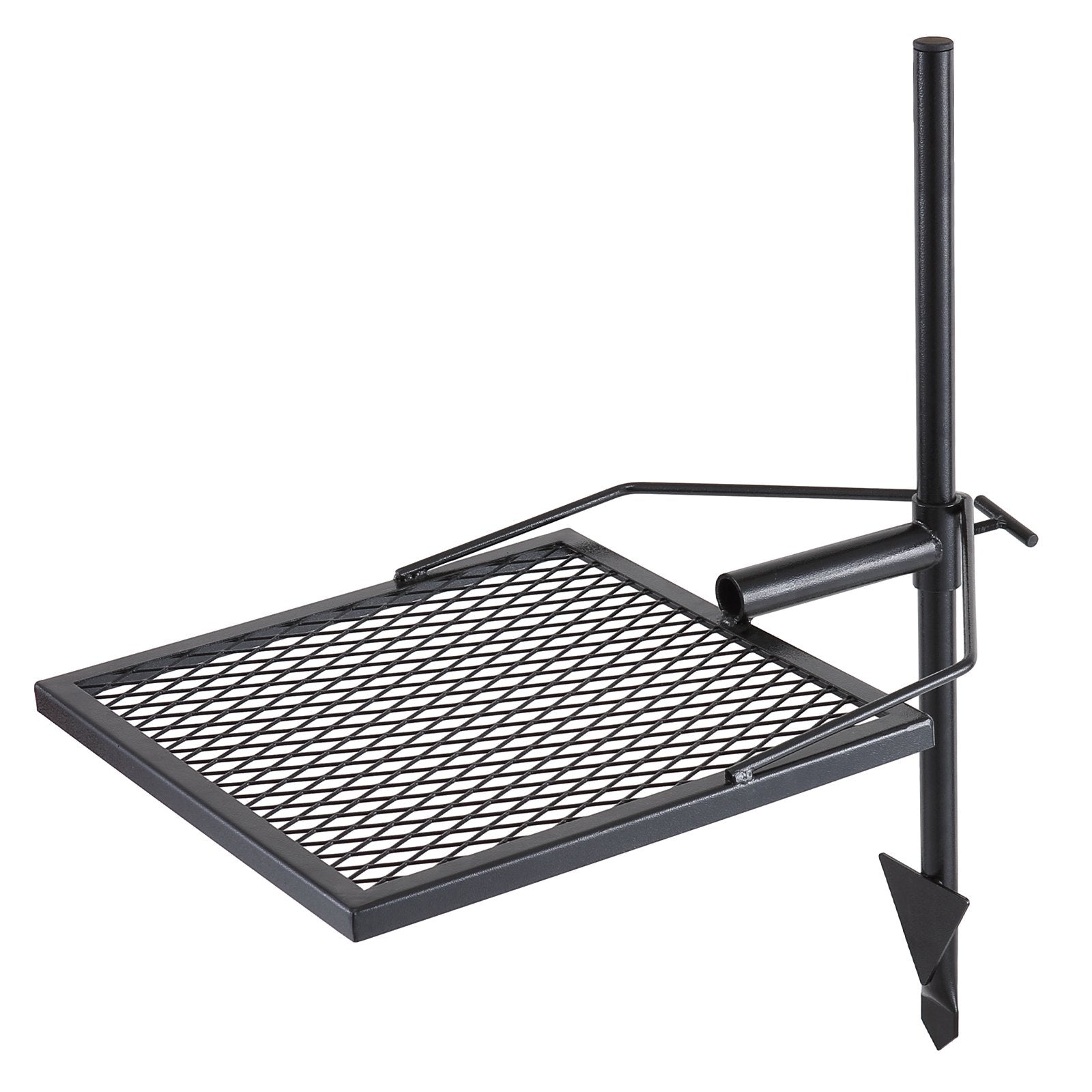 VEVOR Swivel Campfire Grill, Fire Pit Grill Grate over Fire Pits, Heavy Duty Steel Grill Grates, 360° Adjustable Open Fire Outdoor Cooking Equipment, Portable Camp Fire Racks for Camping Outdoor BBQ 