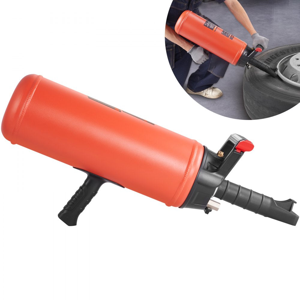 VEVOR Tire Bead Blaster, 150 PSI, Handheld 2.4 Gal/9 L Air Bead Seater, Portable Inflation Tool, 87-116 PSI for Trucks, ATVs, Cars, and Tractor Tire Repairs 