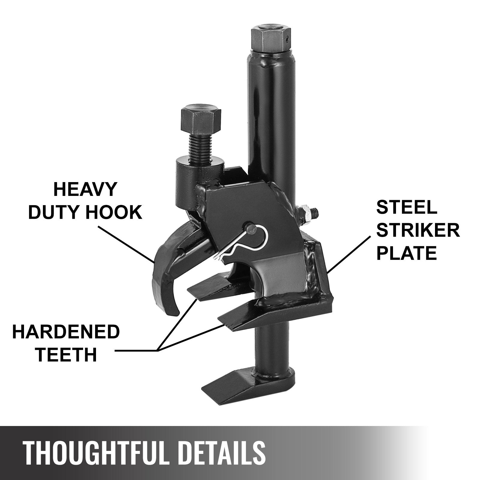 Portable Tire Changer Bead Clamps Hand Manual Bead Breaker Black Set Equipment 