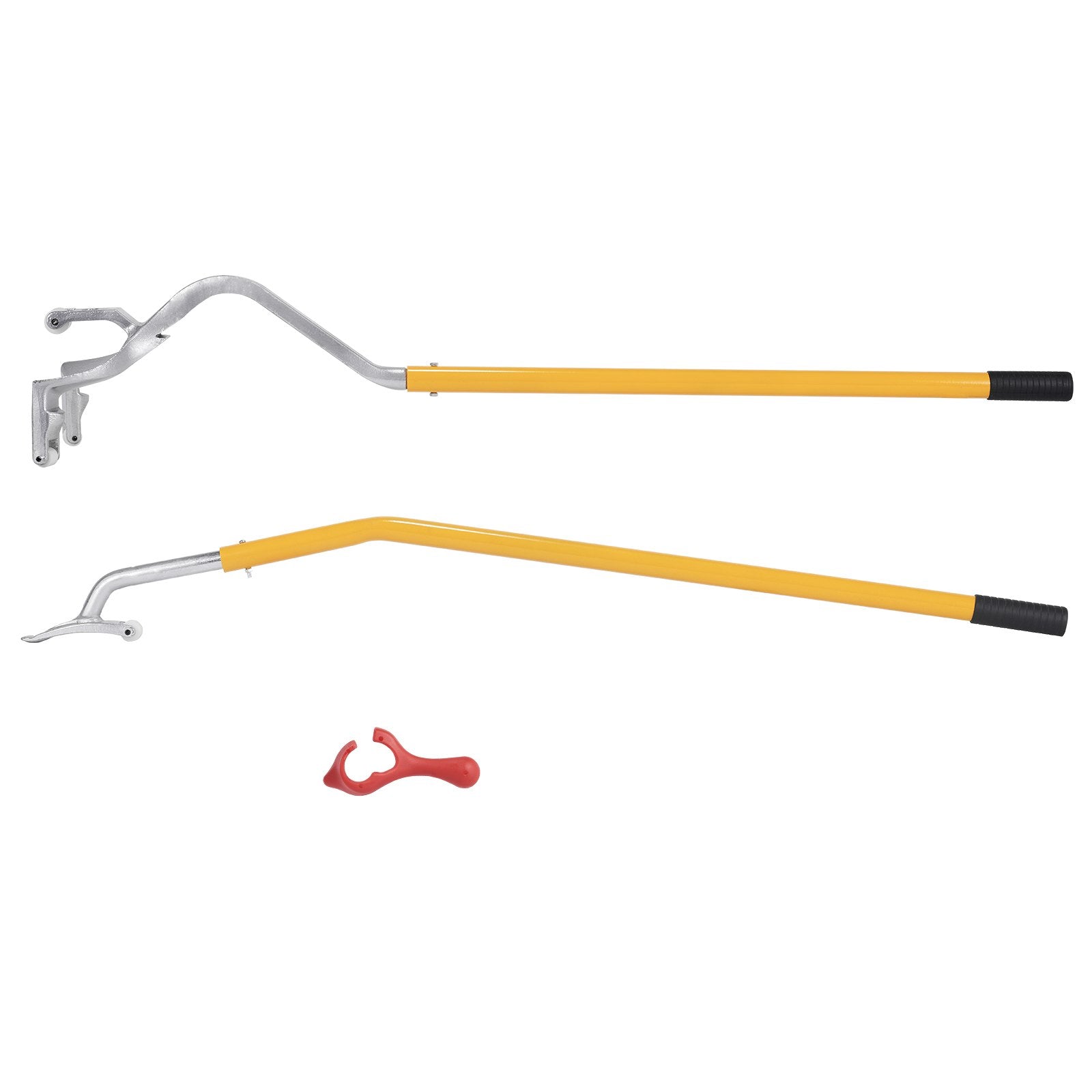 VEVOR Tire Mount Demount Tool, 22.5-24.5 inch Manual Steel Tire Changer Mount Demount Removal Tool, with Extra Bead Keeper, Tubeless Truck Bead Breaker, 3 PCS Tire Changing Tools, Orange 