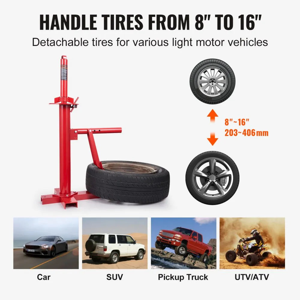 Manual Tire Changer & Duck Head Adapter Kit – Tire Mounting and Demounting Tools