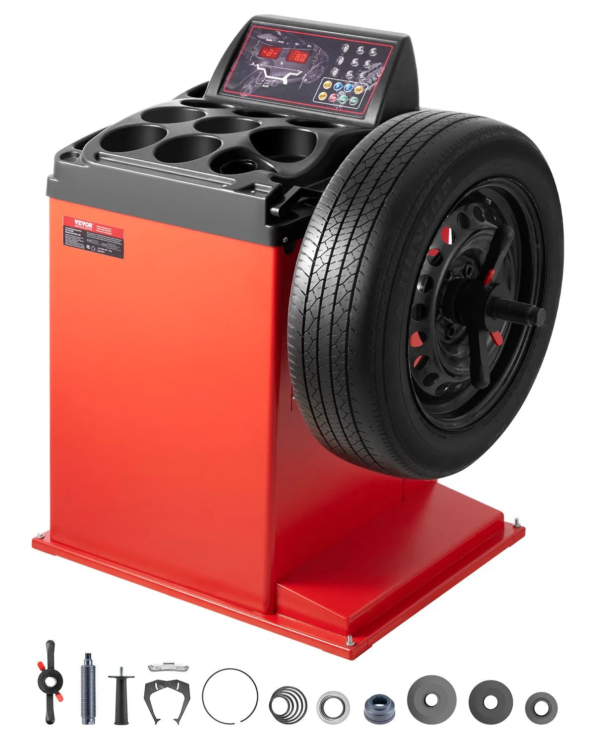 VEVOR Durable Tire Changer Machine Reinforced Tire Balancer with 18" Spindle