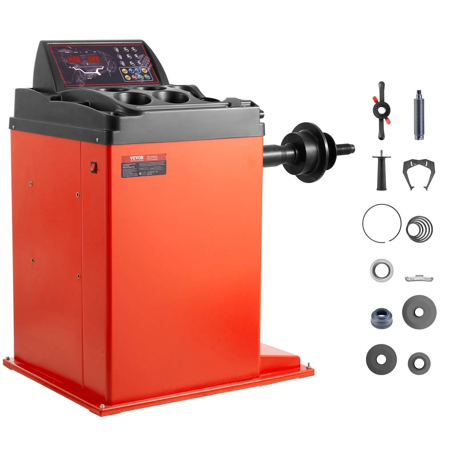 VEVOR Durable Tire Changer Machine Reinforced Tire Balancer with 18" Spindle