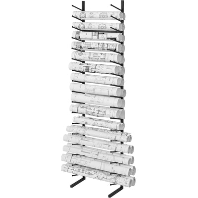 VEVOR Blueprint Storage Rack Vertical Hanging Poster Display Rack 16-Tier 