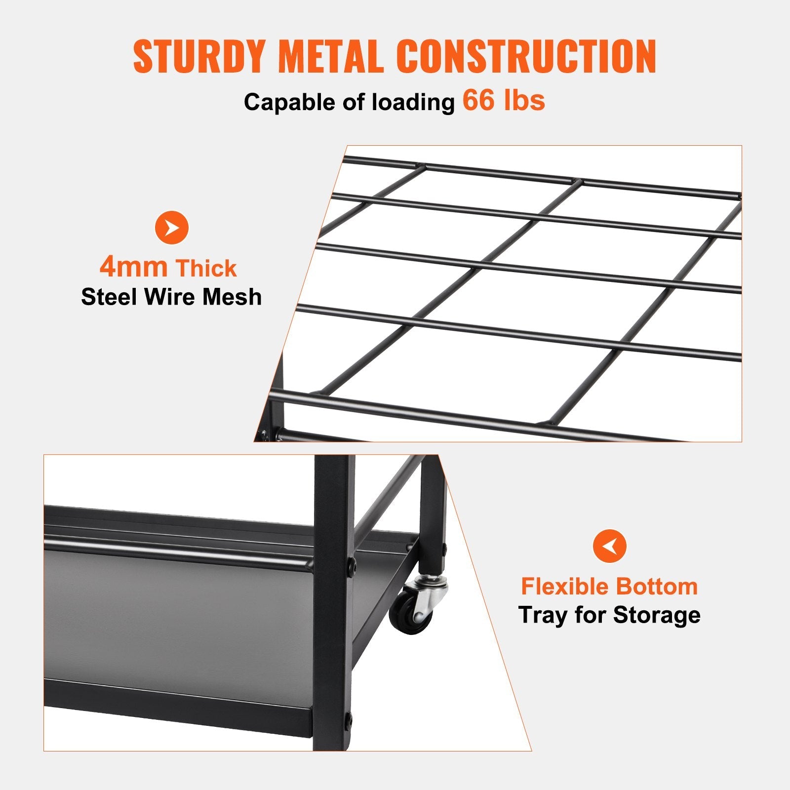 VEVOR Blueprint Storage Rack 20 Slots Mobile Roll File Holder for Architectural 