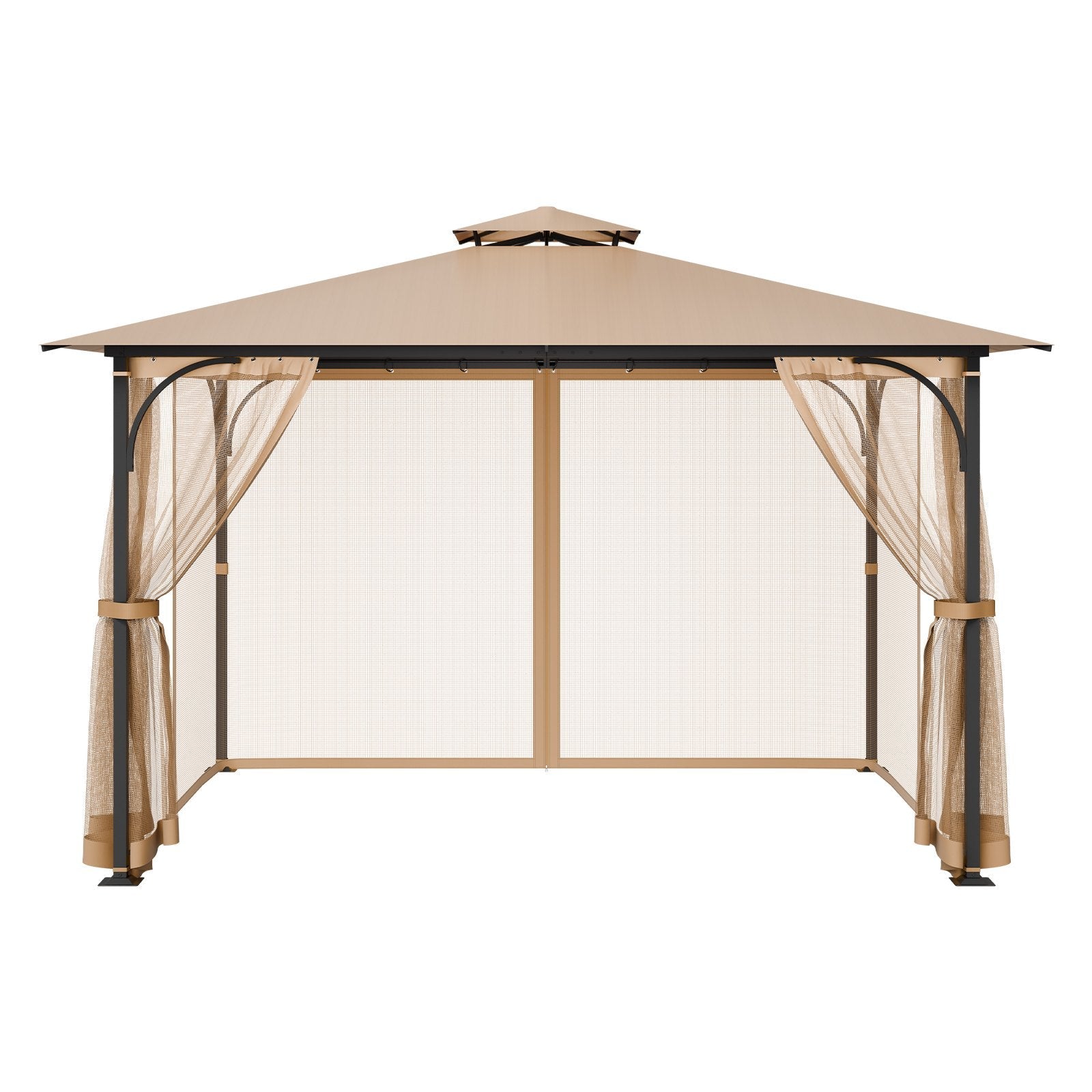 VEVOR Replacement Mesh Gazebo Netting Screen for 10x12x7.3 ft Patio, Net Only 