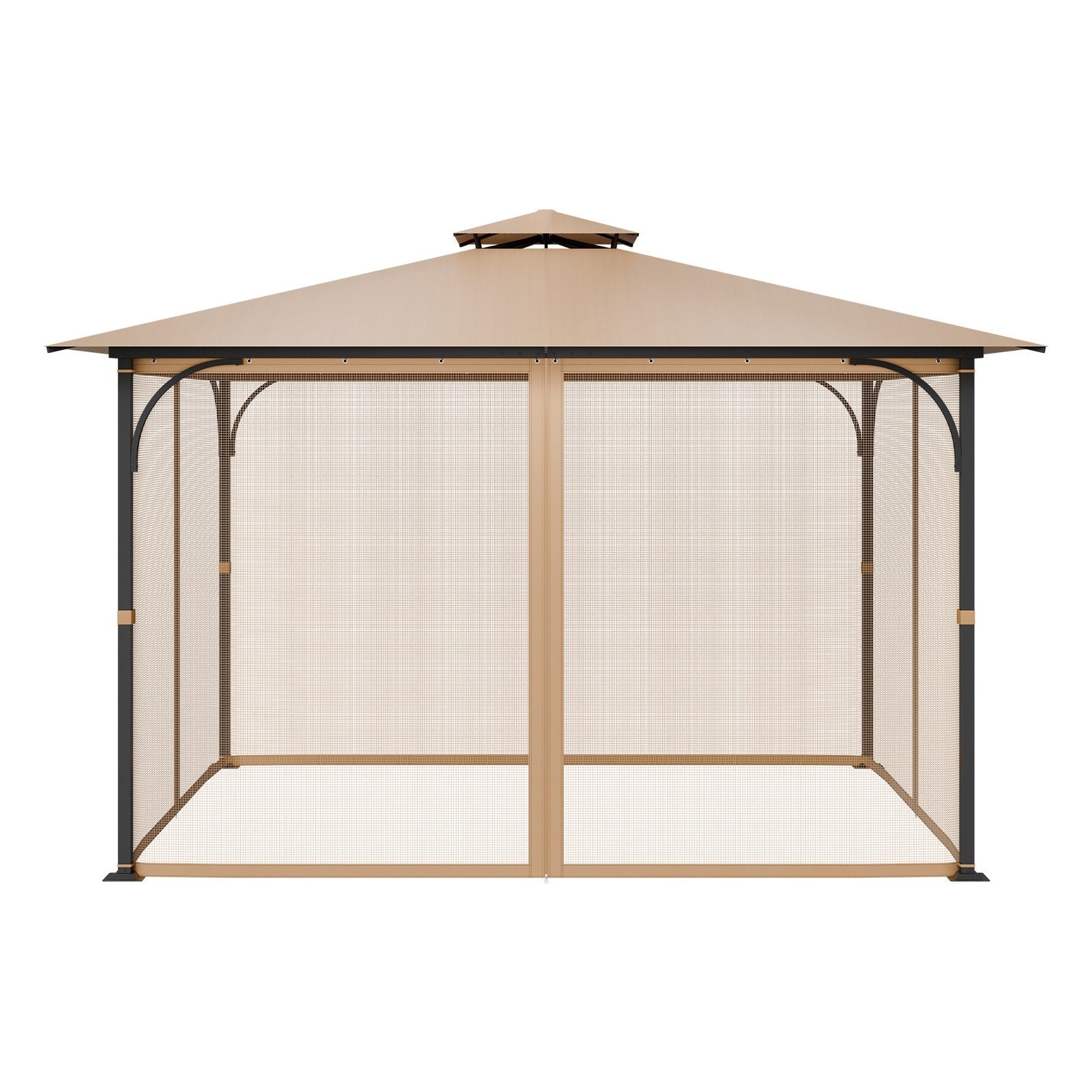 VEVOR Replacement Mesh Gazebo Netting Screen for 10x12x7.3 ft Patio, Net Only 