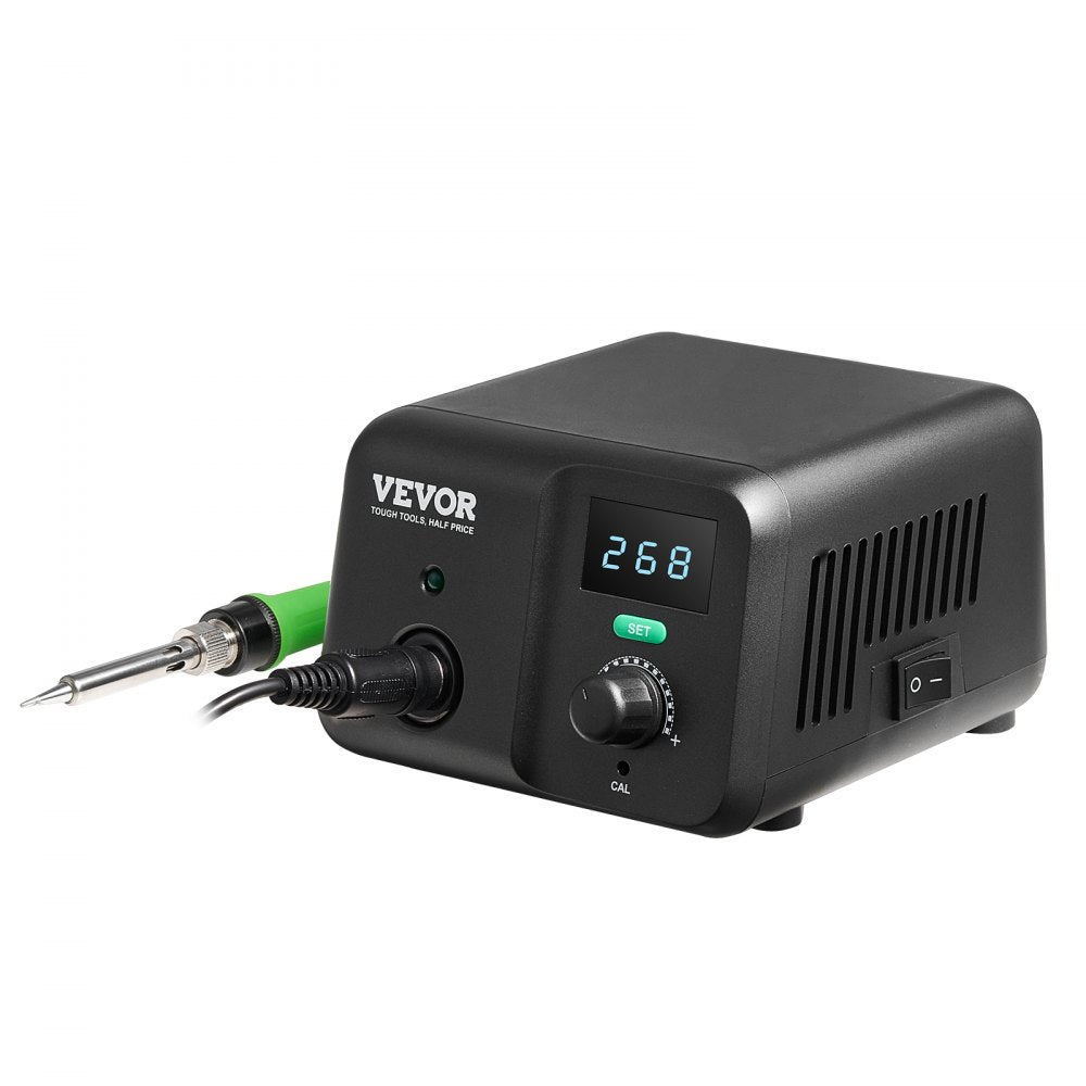 VEVOR Soldering Iron Station 70W LCD Display Soldering Station Kit 122°F-932°F 