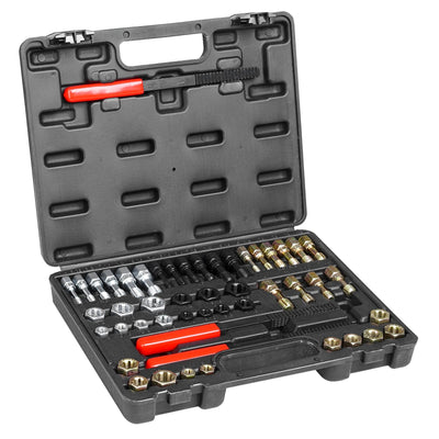 VEVOR 49PCS Thread Chaser Set UNC UNF Metric Thread Restorer Tool Rethreading 