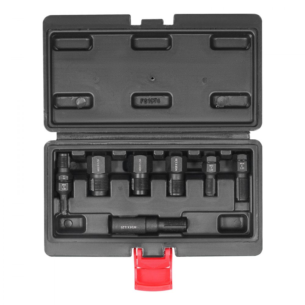 VEVOR 7PCS Thread Chaser Set Metric Thread Restorer Tool Automotive Rethreading 