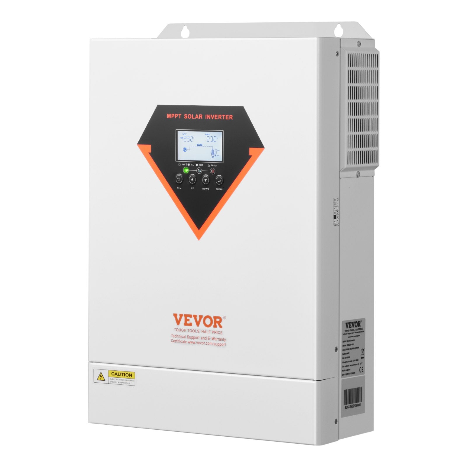 VEVOR Hybrid Solar Inverter Charger 6000W 220/230V Built-in 120A MPPT Controller 