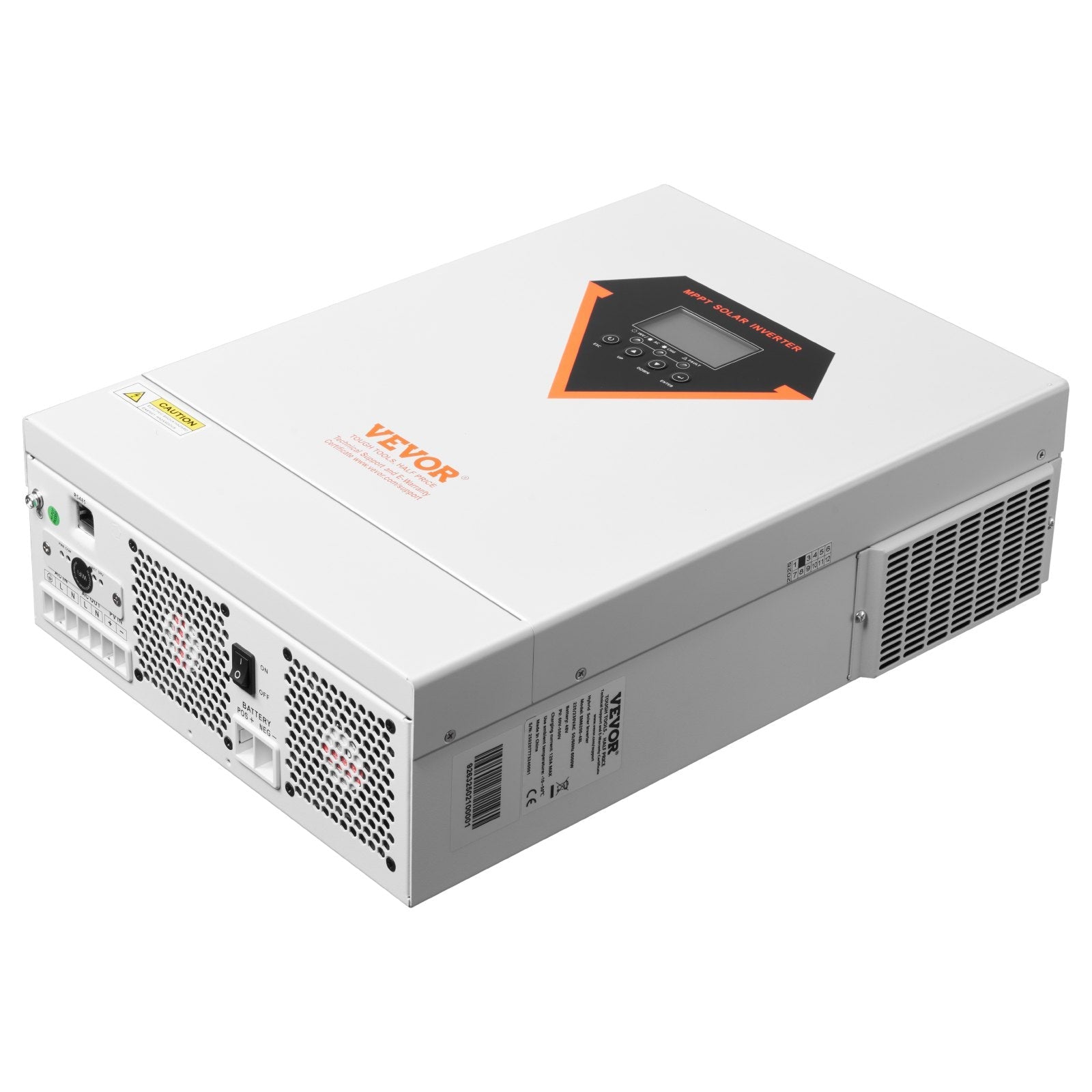 VEVOR Hybrid Solar Inverter Charger 6000W 220/230V Built-in 120A MPPT Controller 
