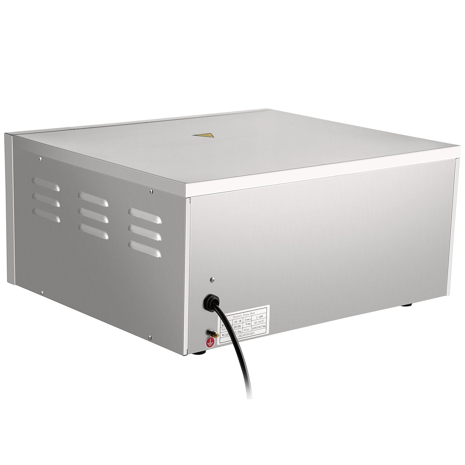 VEVOR Commercial Pizza Oven Countertop, 14" Single Deck Layer, 110V 1300W Stainless Steel Electric Pizza Oven with Stone and Shelf, Multipurpose Indoor Pizza Maker for Restaurant Home Pretzels Baked 