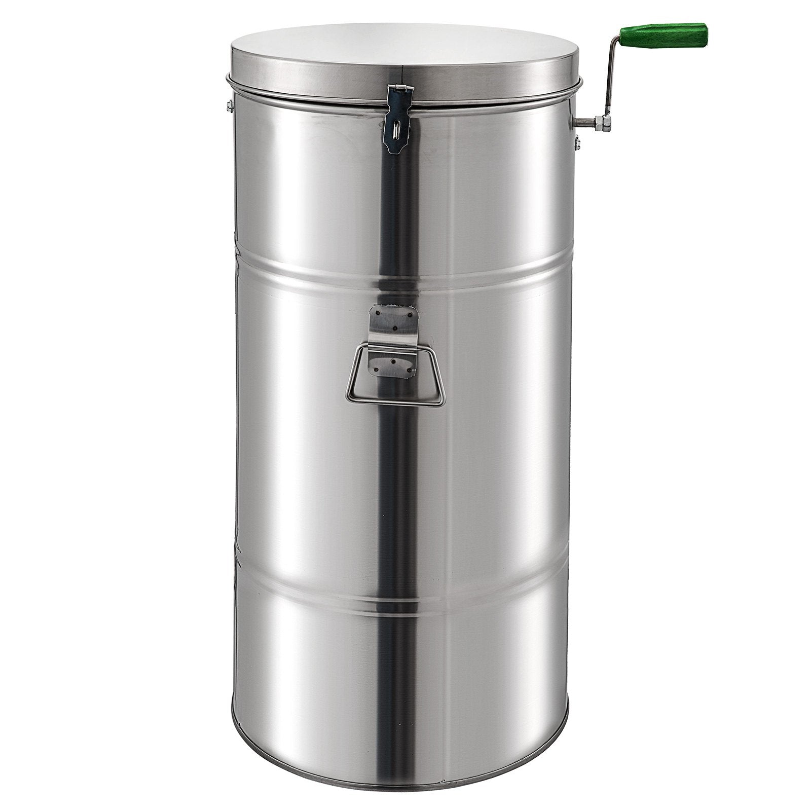 VEVOR Honey Extractor Bee Honey Extractor Manual Honeycomb Spinner 2 Two Frame Stainless Steel Beekeeping Accessory (2 Frame Honey Extractor) 