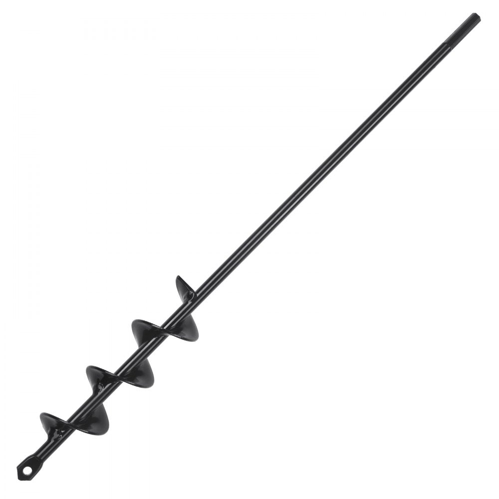 VEVOR Auger Drill Bit for Planting, 1.6 x 16.5 inch Garden Auger Drill Bit, Spiral Drill Bit for Bulbs Planting & Holes Digging, 3/8" Hex Drive Drill 