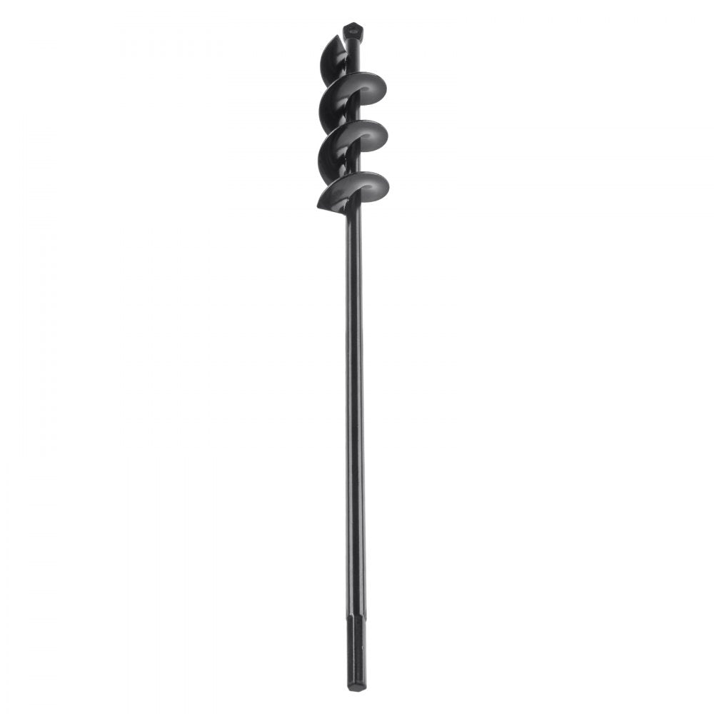 VEVOR Auger Drill Bit for Planting, 1.6 x 16.5 inch Garden Auger Drill Bit, Spiral Drill Bit for Bulbs Planting & Holes Digging, 3/8" Hex Drive Drill 