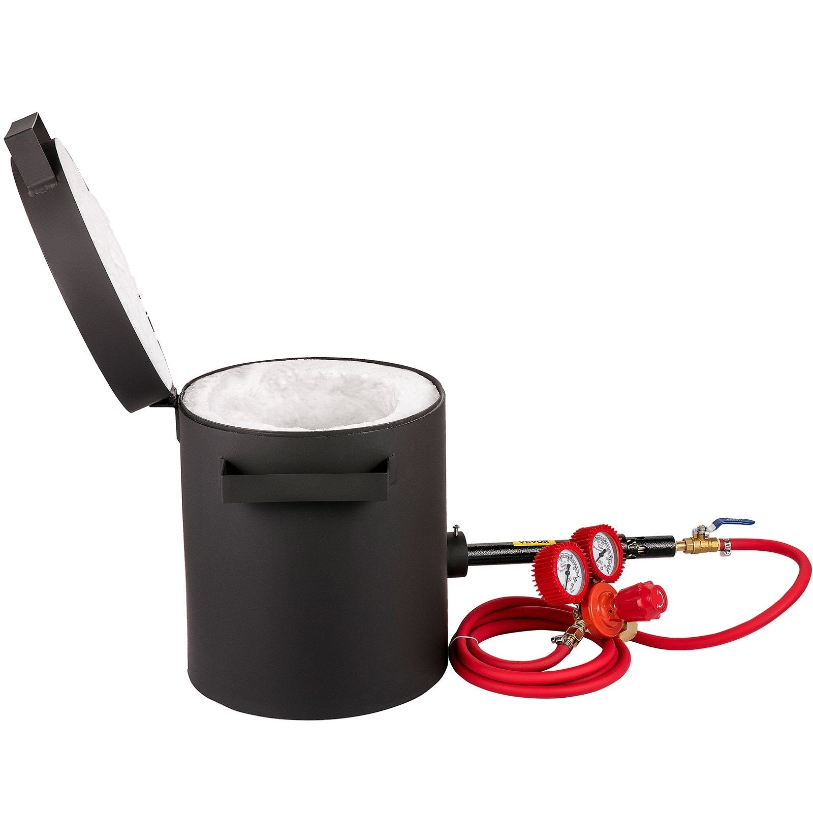 VEVOR Propane Melting Furnace, 2462°F, 4 KG Metal Foundry Furnace Kit with Graphite Crucible and Tongs, Casting Melting Smelting Refining Precious Metals Like Gold Silver Aluminum Copper Brass Bronze 