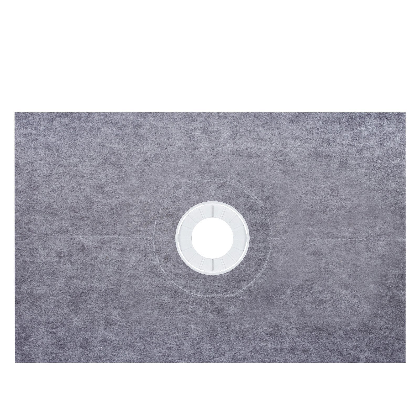 Vevor 38''x60'' Shower Kit With Shower Tray & Curb With Central Drain Kit Abs 