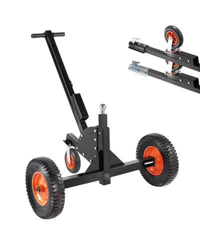 1500lbs 2-in-1 Trailer Dolly 22 and 26 in Adjustable Height 2in Ball with Caster 