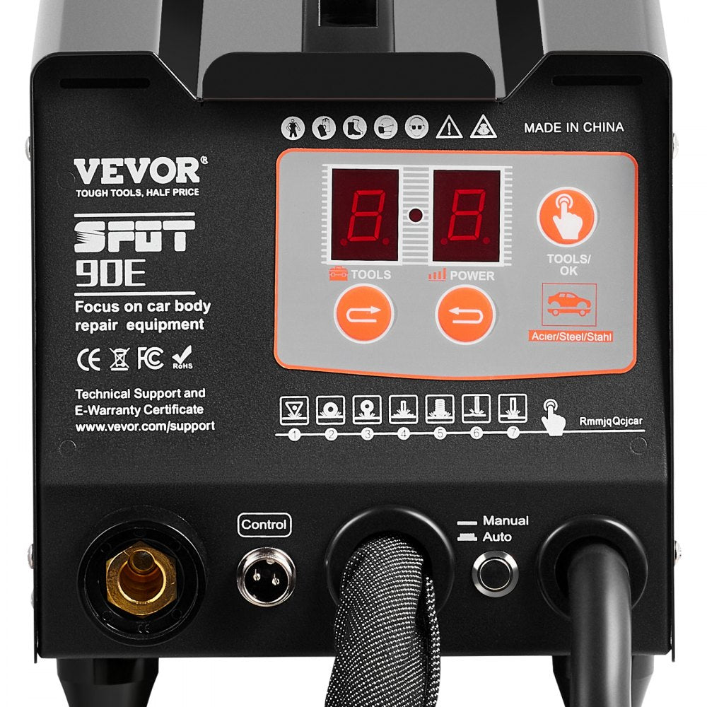 VEVOR Spot Welder Dent Puller 3KW Stud Welder Dent Repair Kit with 2 Welding Gun 