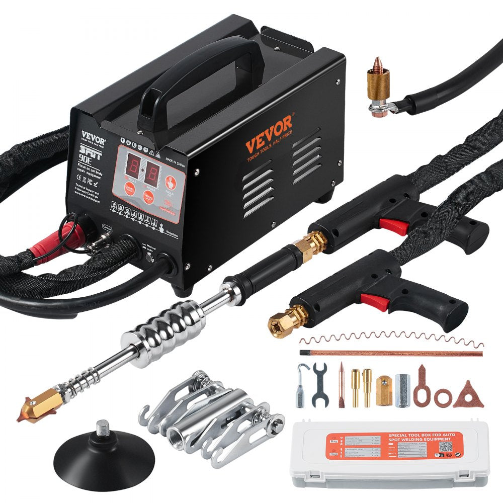 VEVOR Spot Welder Dent Puller 3KW Stud Welder Dent Repair Kit with 2 Welding Gun 