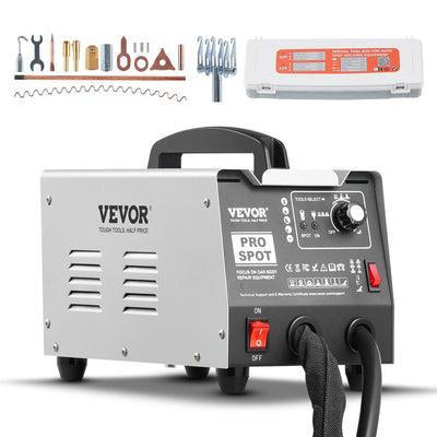 VEVOR Stud Welder Dent Repair Kit Spot Welding Dent Puller Machine with 7 Modes 