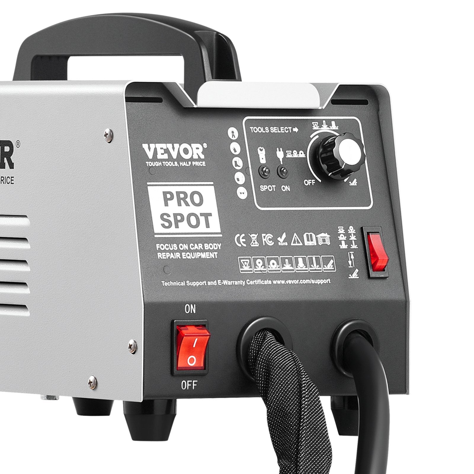 VEVOR Stud Welder Dent Repair Kit Spot Welding Dent Puller Machine with 7 Modes 