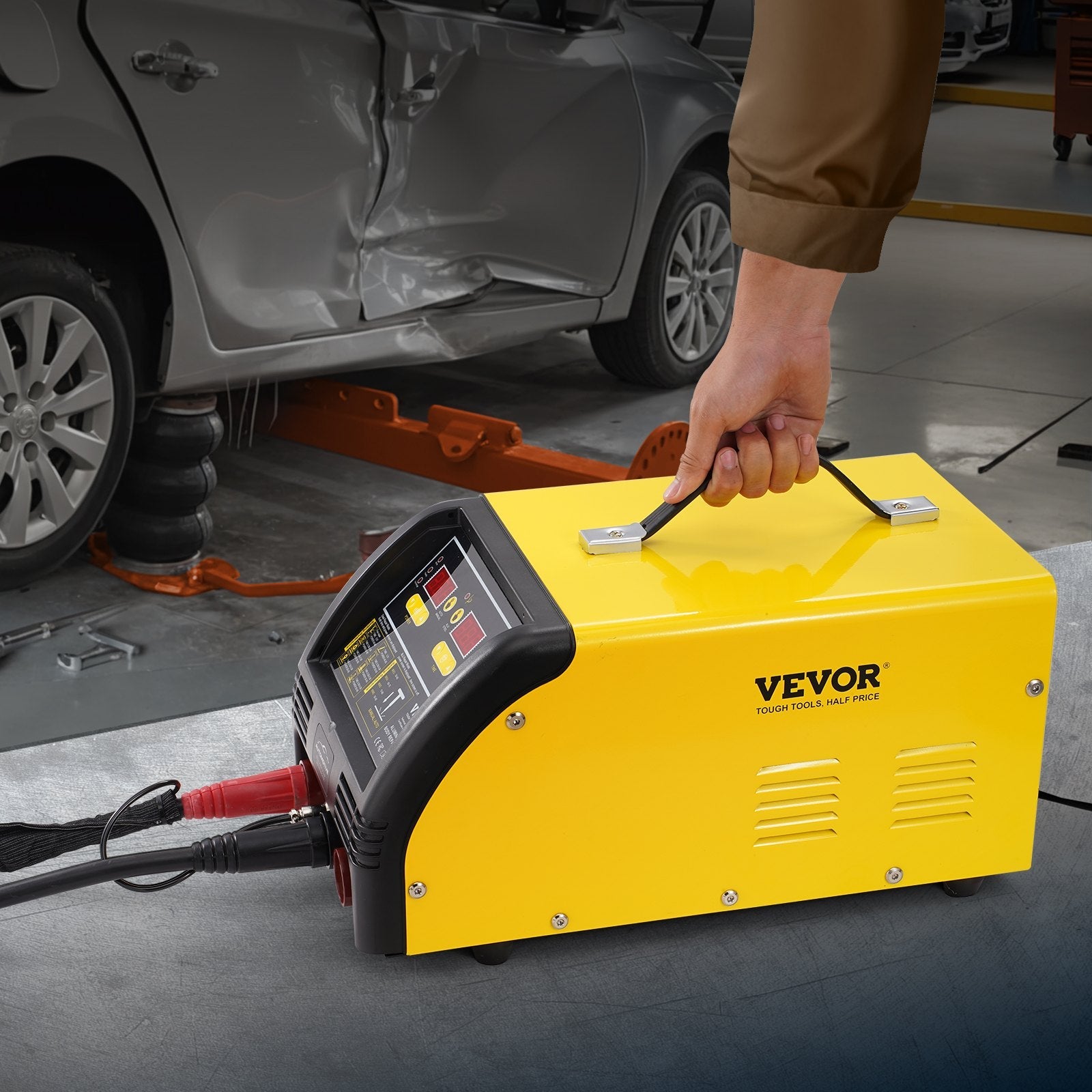 VEVOR Dual Pro Stud Welder Professional 5KW Welder for Steel & Aluminum Panels 