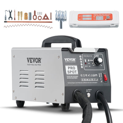 VEVOR Stud Welder Dent Repair Kit Auto/Manual Spot Welder Dent Puller 7 Modes 