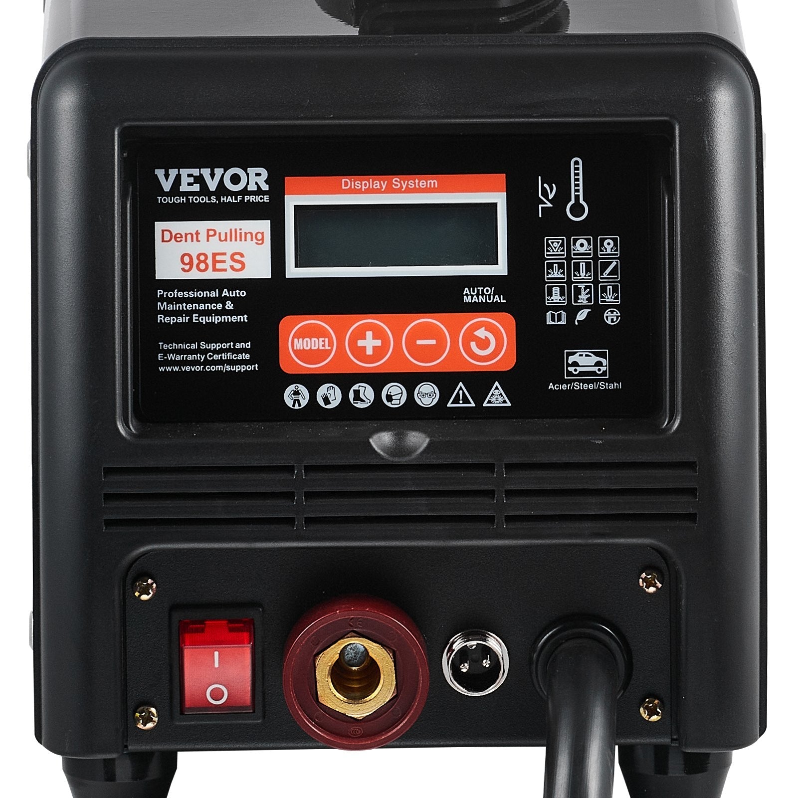 VEVOR Stud Welder Dent Repair Kit 3KW Spot Welder Dent Puller Machine 9 Modes 