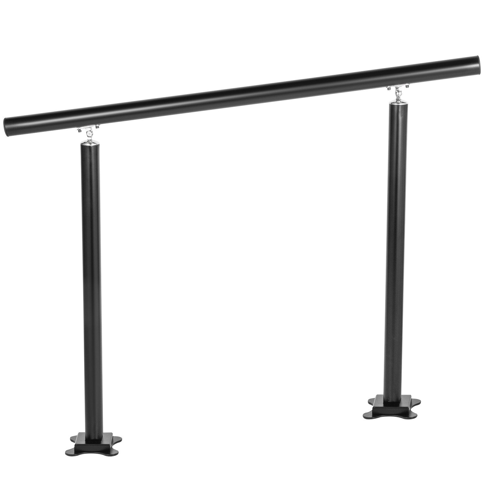 Stair Handrail Outdoor Handrail Aluminum Fits 1-3 Steps 3ft Railing Adjustable 
