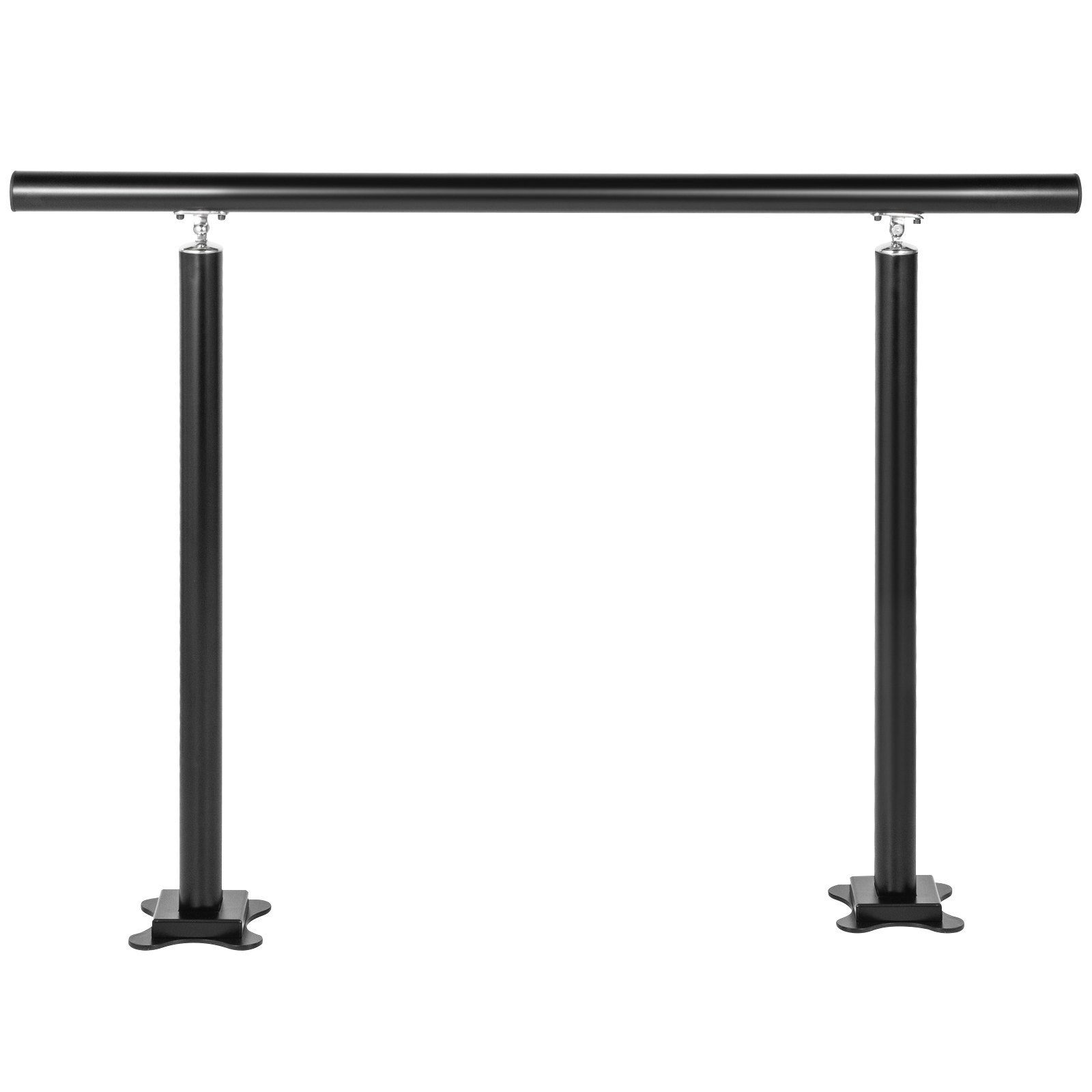 Stair Handrail Outdoor Handrail Aluminum Fits 1-3 Steps 3ft Railing Adjustable 