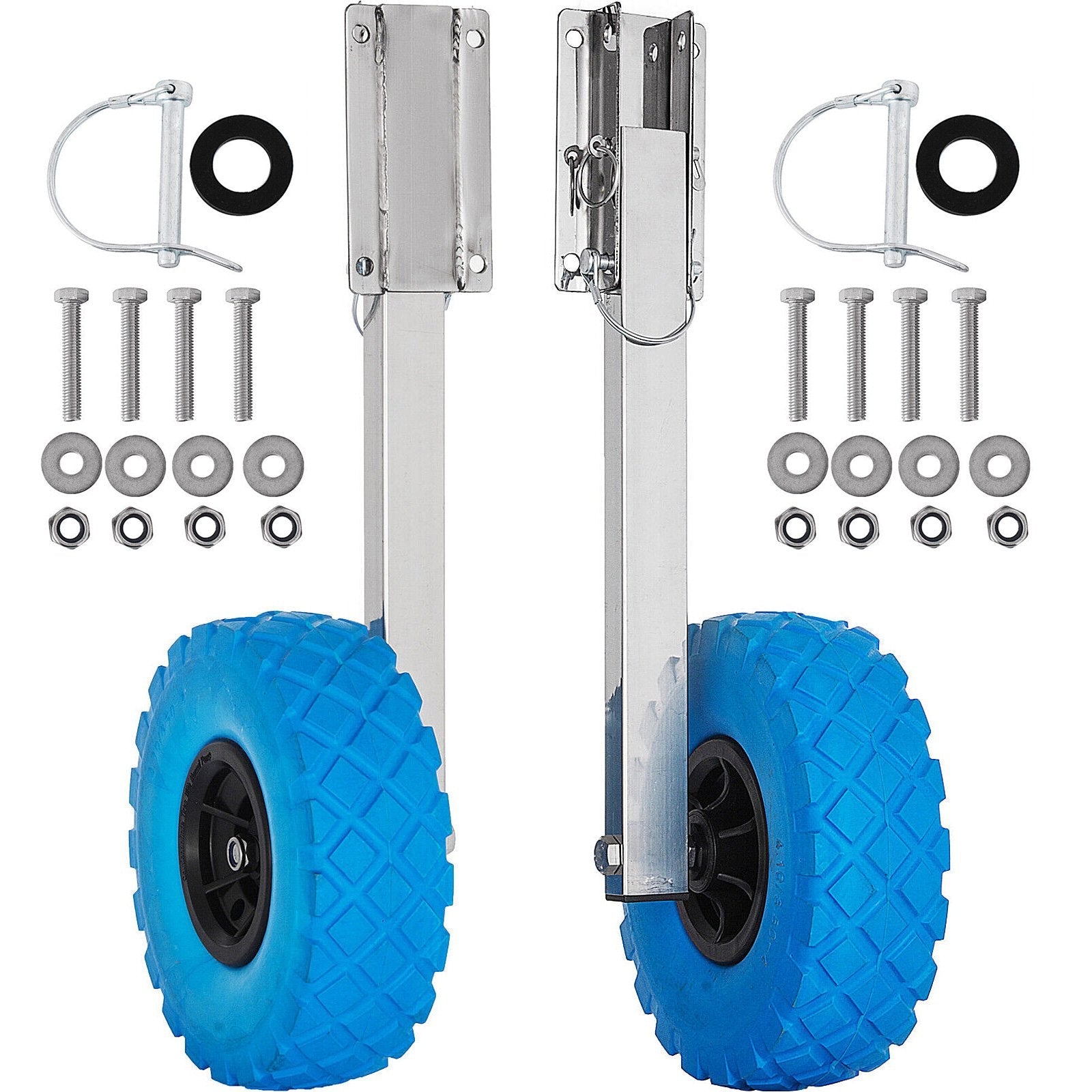 Boat Transom Launching Wheel Dolly Stainless Steel For Inflatable Boat 