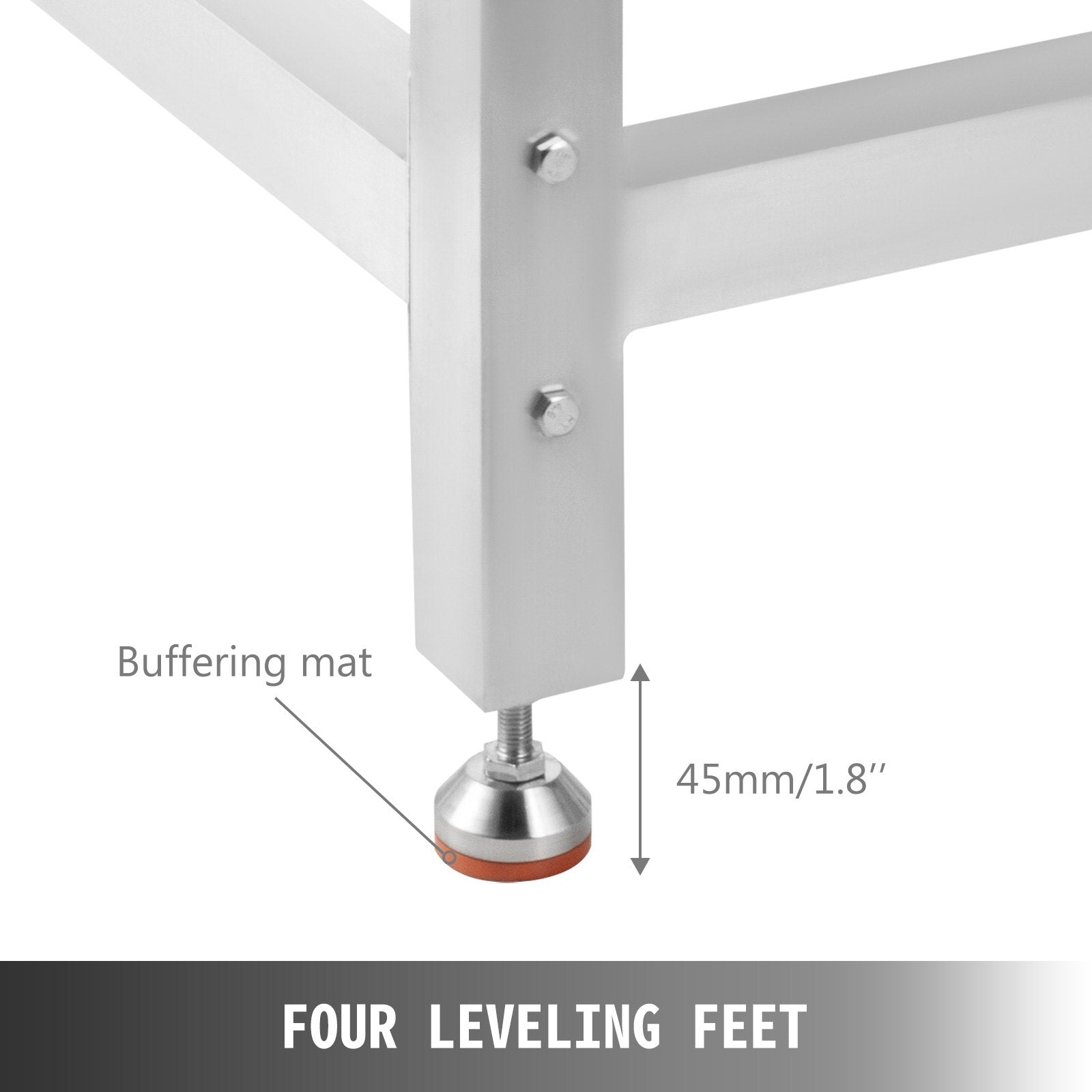 VEVOR Washing Machine Stand 300LBS, Washer Pedestal 25x25-Inch, Pedestal for Washer and Dryer, Washing Machine Base with A 66LBS Tray, Base Stand for Appliance with 4 Adjustable Feet, Aluminum 