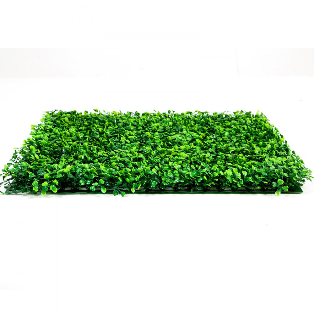VEVOR Artificial Boxwood Panels, 16 PCS 20"x20" Boxwood Hedge Wall Panels, PE Artificial Grass Backdrop Wall 1.6", Privacy Hedge Screen for Decoration of Outdoor, Indoor, Garden, Fence, and Backyard 