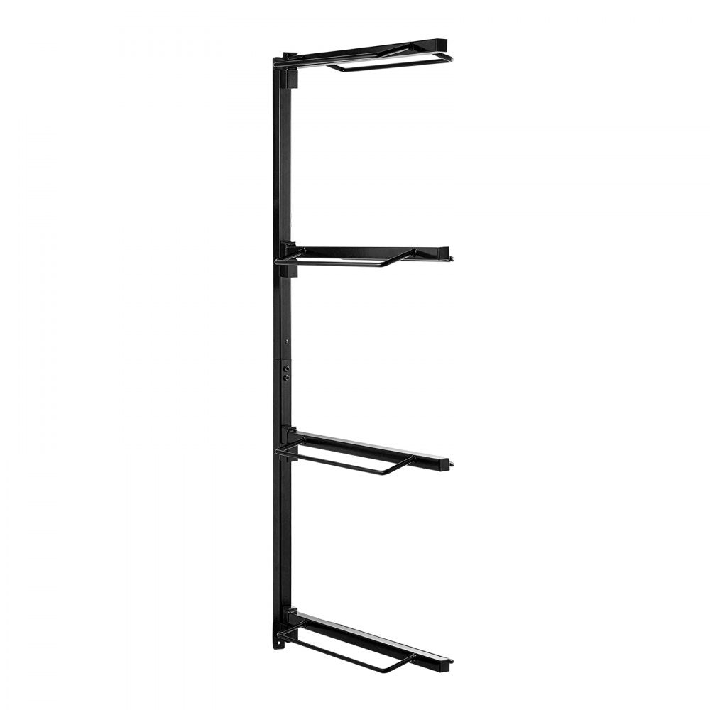 VEVOR Wall Mount Saddle Rack Four Tiers Western &  English Horse Saddle Holder 