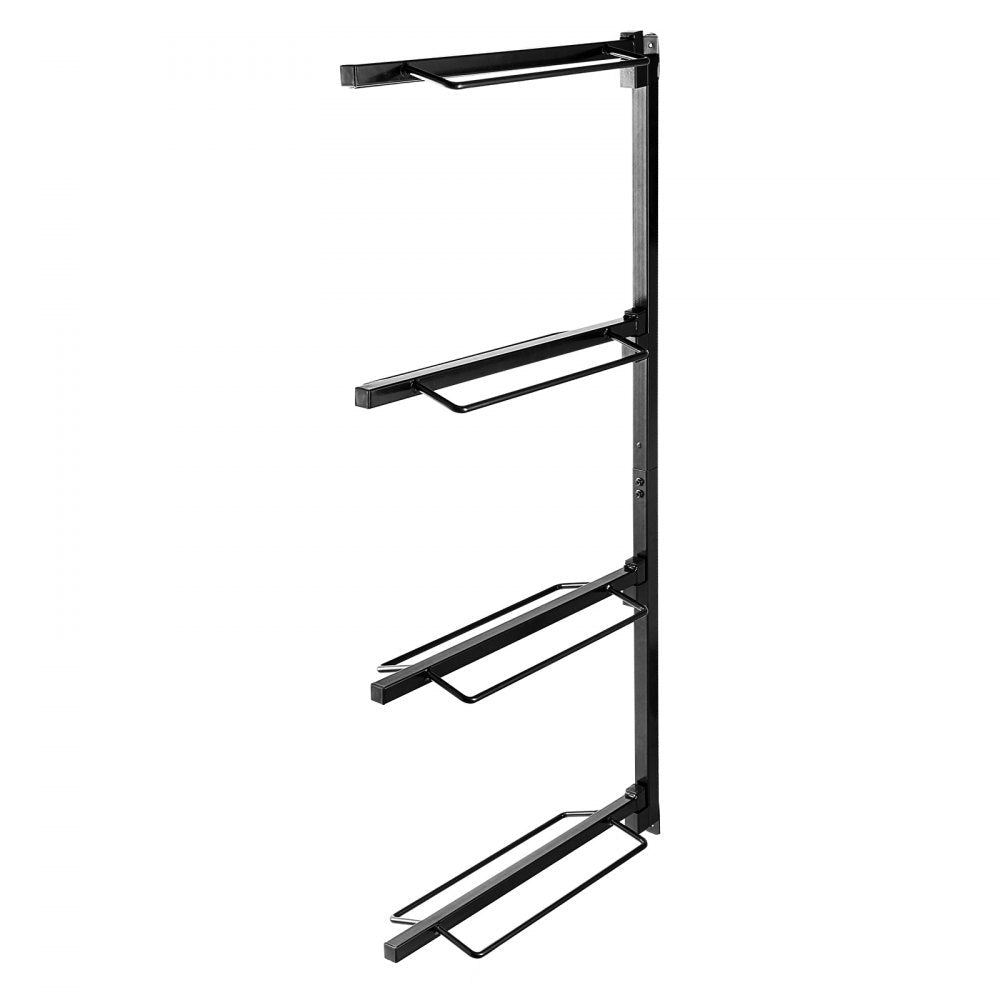 VEVOR Wall Mount Saddle Rack Four Tiers Western &  English Horse Saddle Holder 
