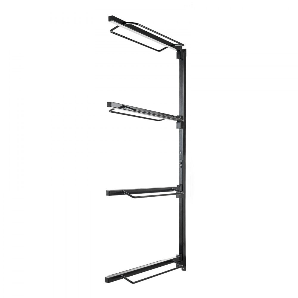 VEVOR Wall Mount Saddle Rack Four Tiers Western &  English Horse Saddle Holder 