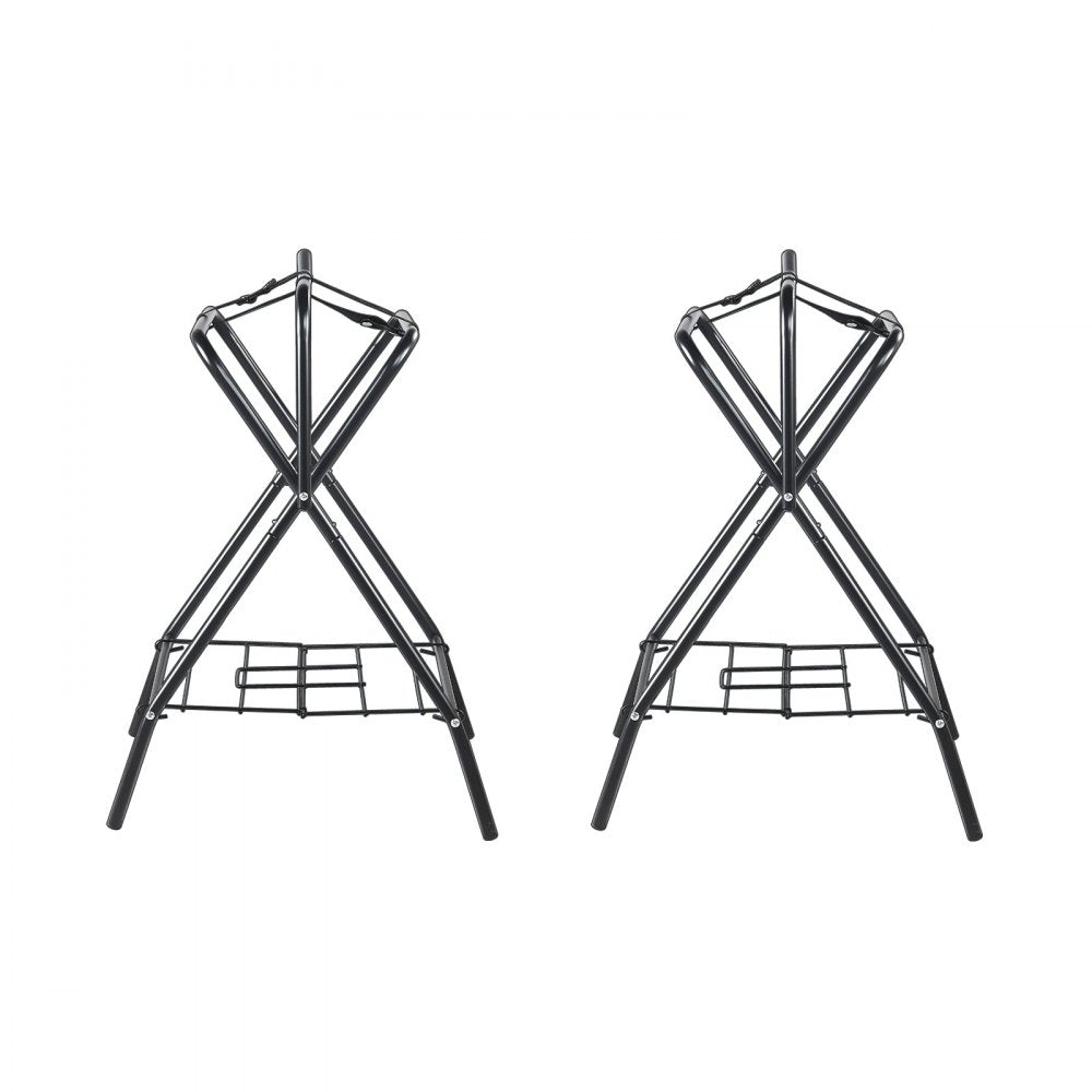 VEVOR Folding Saddle Rack 2 Packs Freestanding Horse Saddle Stand 132 lbs 