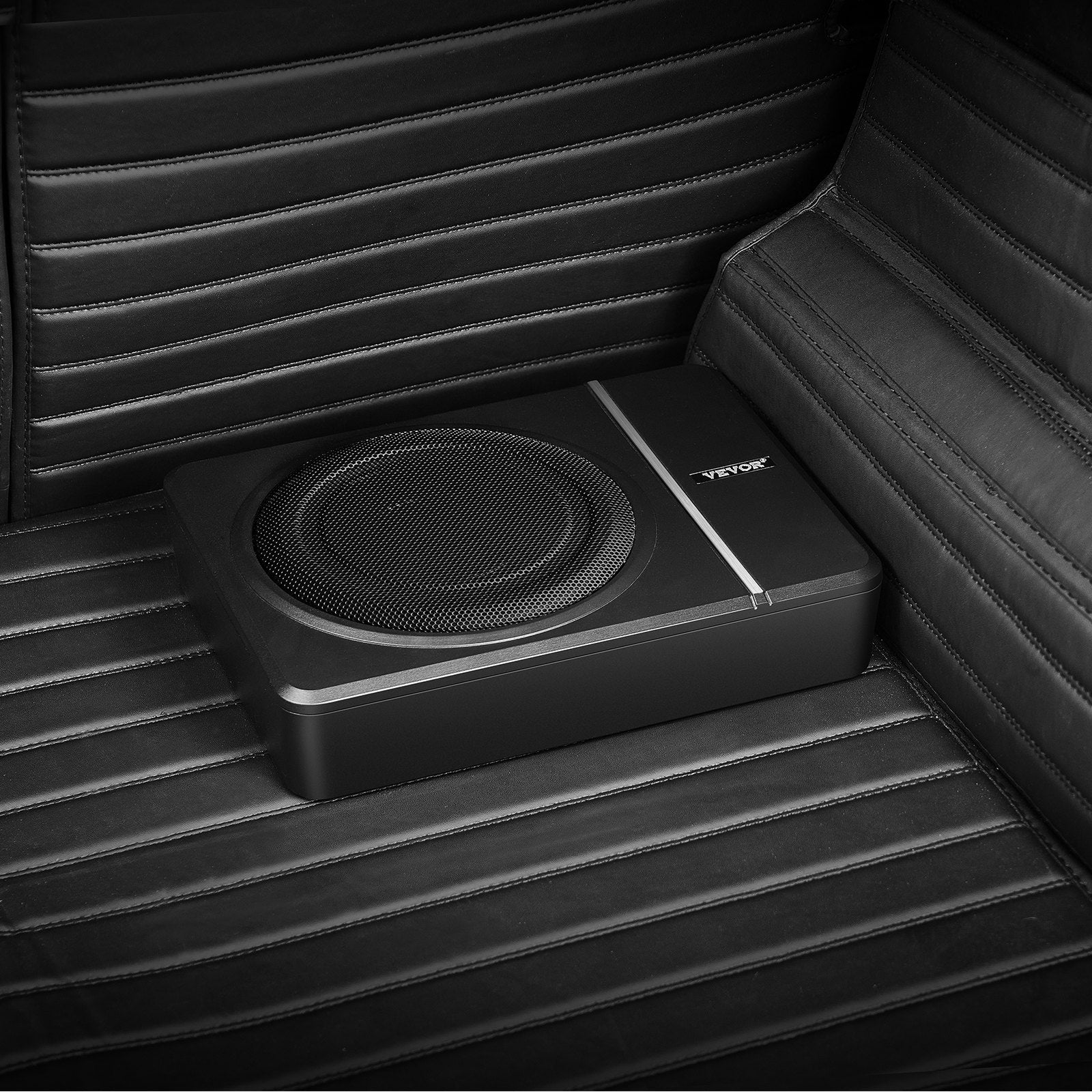 VEVOR 8" 240W Under Seat Car Subwoofer Slim Powered Car/Truck Subwoofer System 