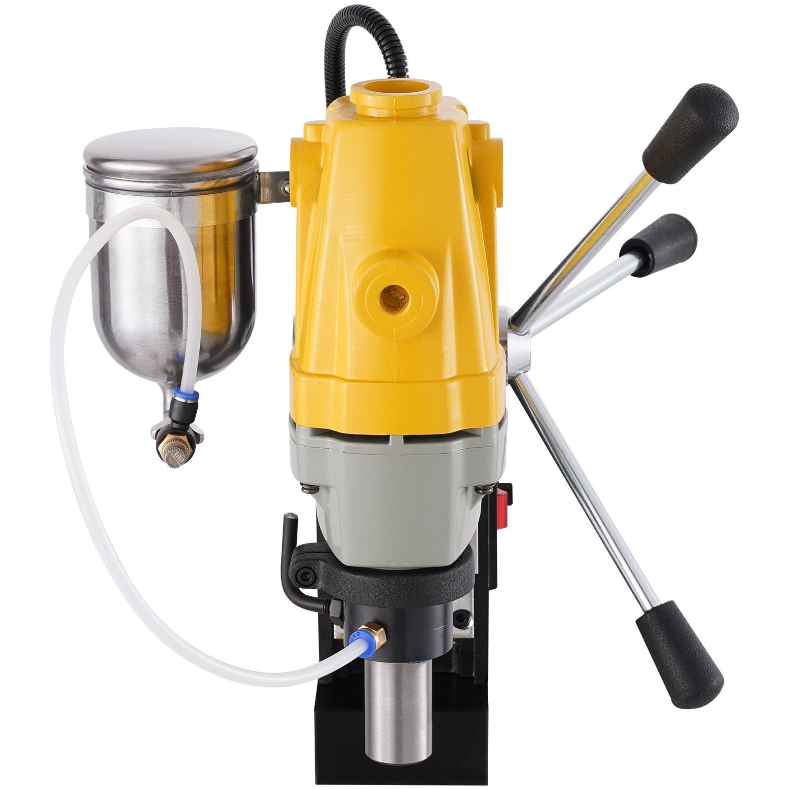VEVOR 1100W Magnetic Drill Press with 1-1/2 Inch (40mm) Boring Diameter MD40 Magnetic Drill Press Machine 2810 LBS Magnetic Force Magnetic Drilling System 670 RPM with 6 Pcs HSS Annular Cutter Kit 