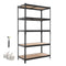 5-Tier Adjustable Storage Shelves, 2500 lb Capacity Heavy-Duty Garage Shelving Unit, Metal Utility Storage Rack with Adjustable Shelves, 40.35